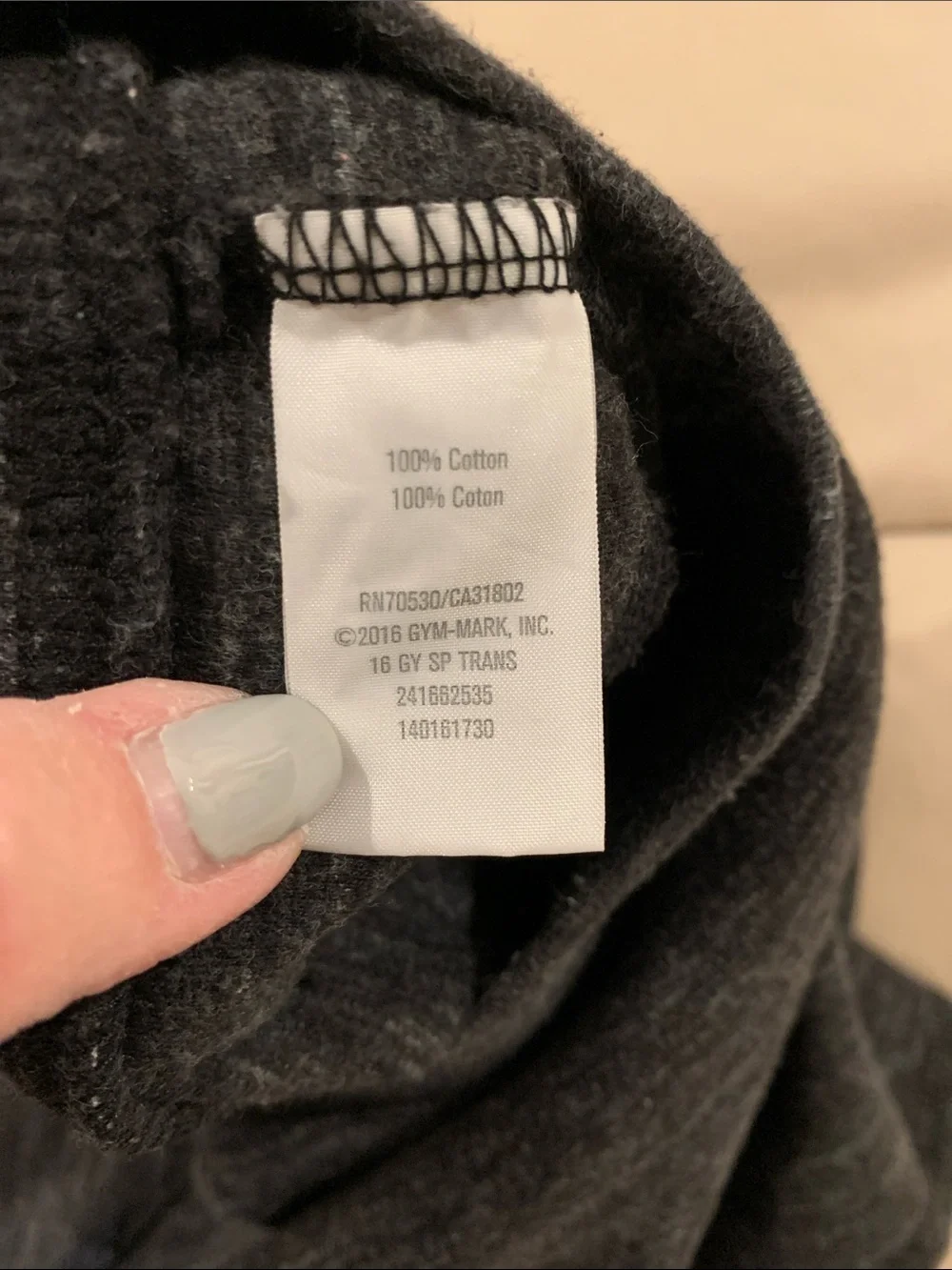 Gymboree Heather Gray Circle Skirt 100% Cotton Size 6